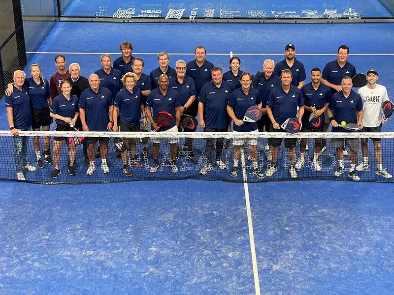 Teamfoto padel dag 1
